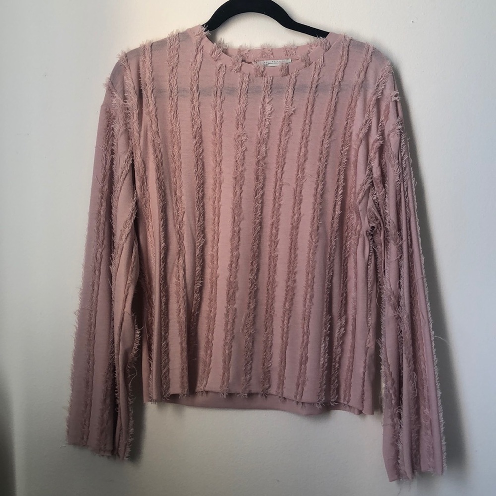 Zara Long Sleeve Flowy Shirt